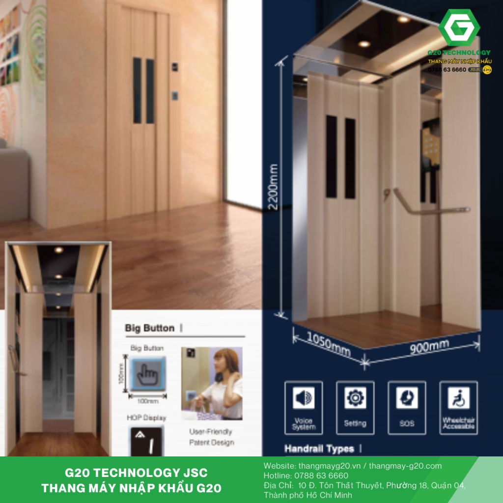 Thang máy gia đình loại nào tốt cho không gian sống tiện nghi