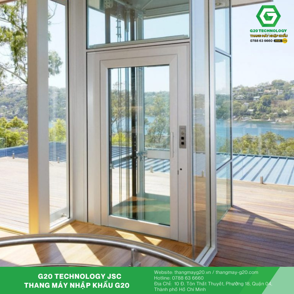 Lưu ý khi lắp đặt thang máy kính ngoài trời