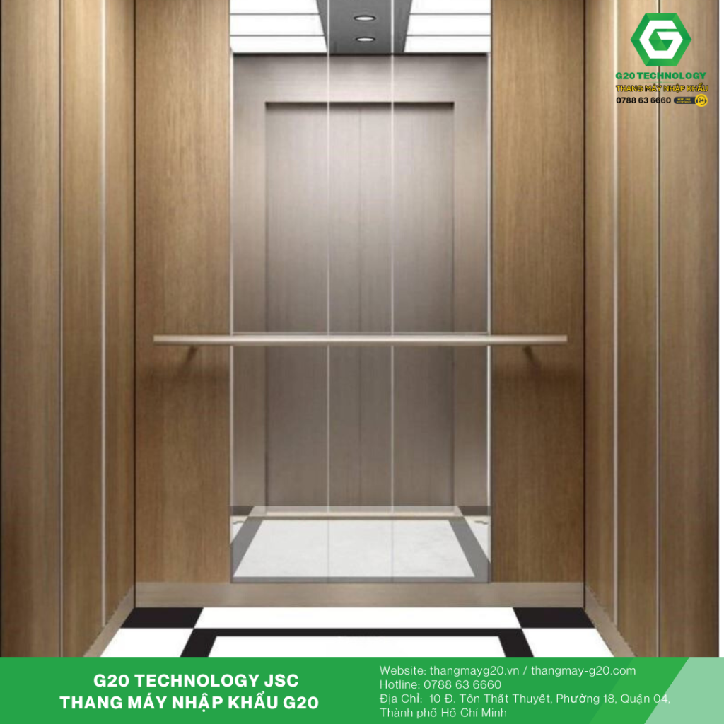 Giá lắp đặt thang máy Hyundai cho cabin thiết kế sang trọng