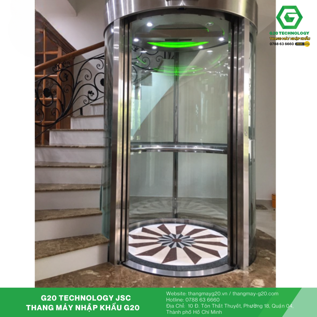 Lưu ý cần thiết khi lắp đặt thang máy kính tròn