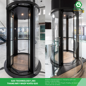 Thang máy tròn không hố pit Savaria xuất xứ Canada