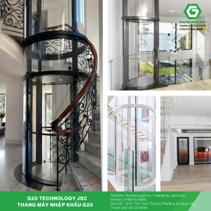 Thang máy kính tròn tương thích với mọi không gian kiến trúc 