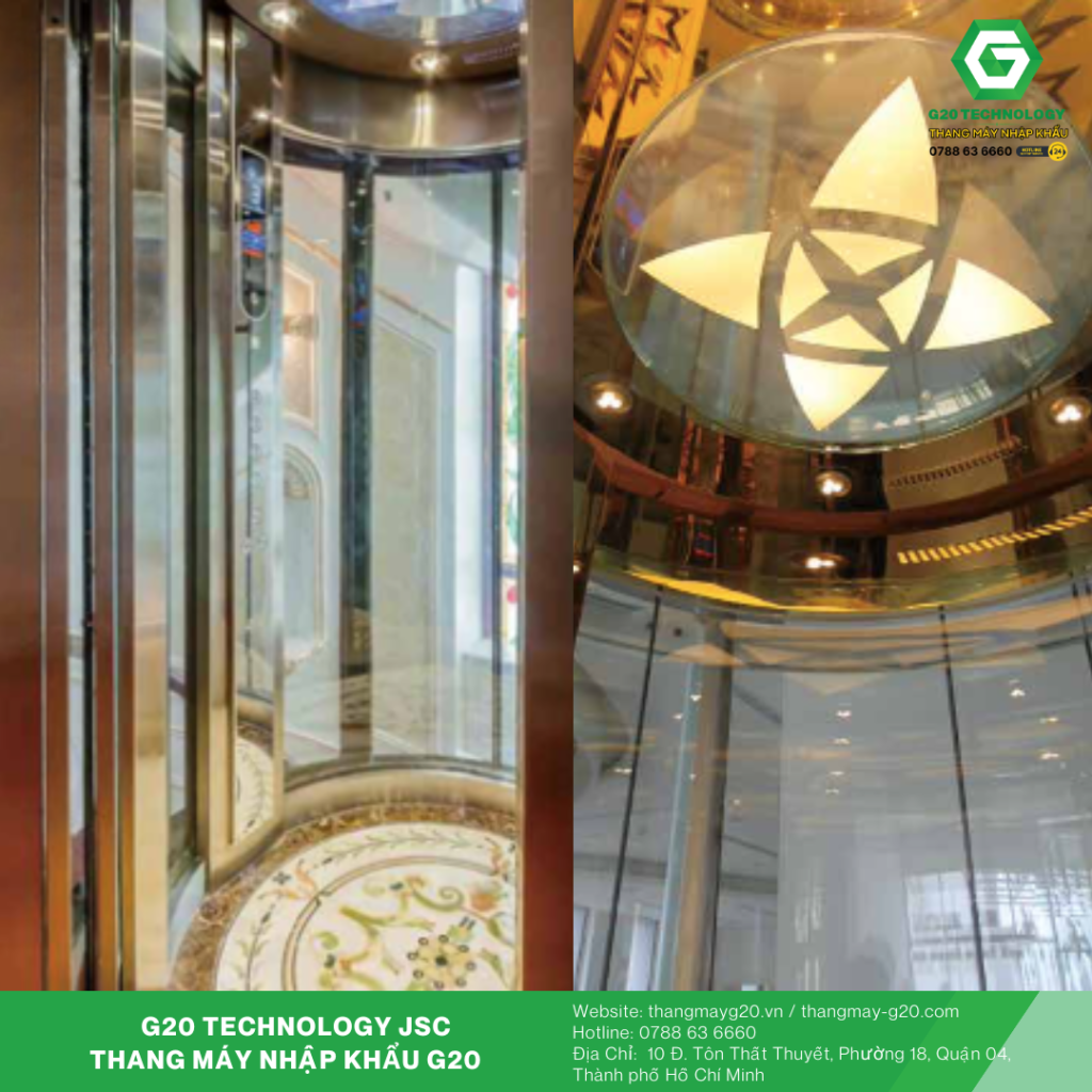 Thang máy tròn không hố pit giúp tiết kiệm năng lượng