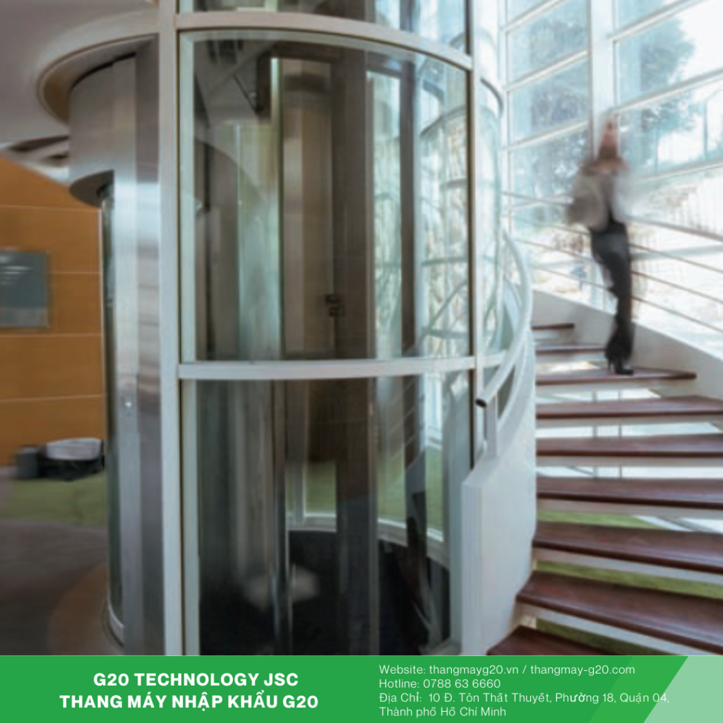 Thang máy tròn thủy lực - nhập khẩu châu âu