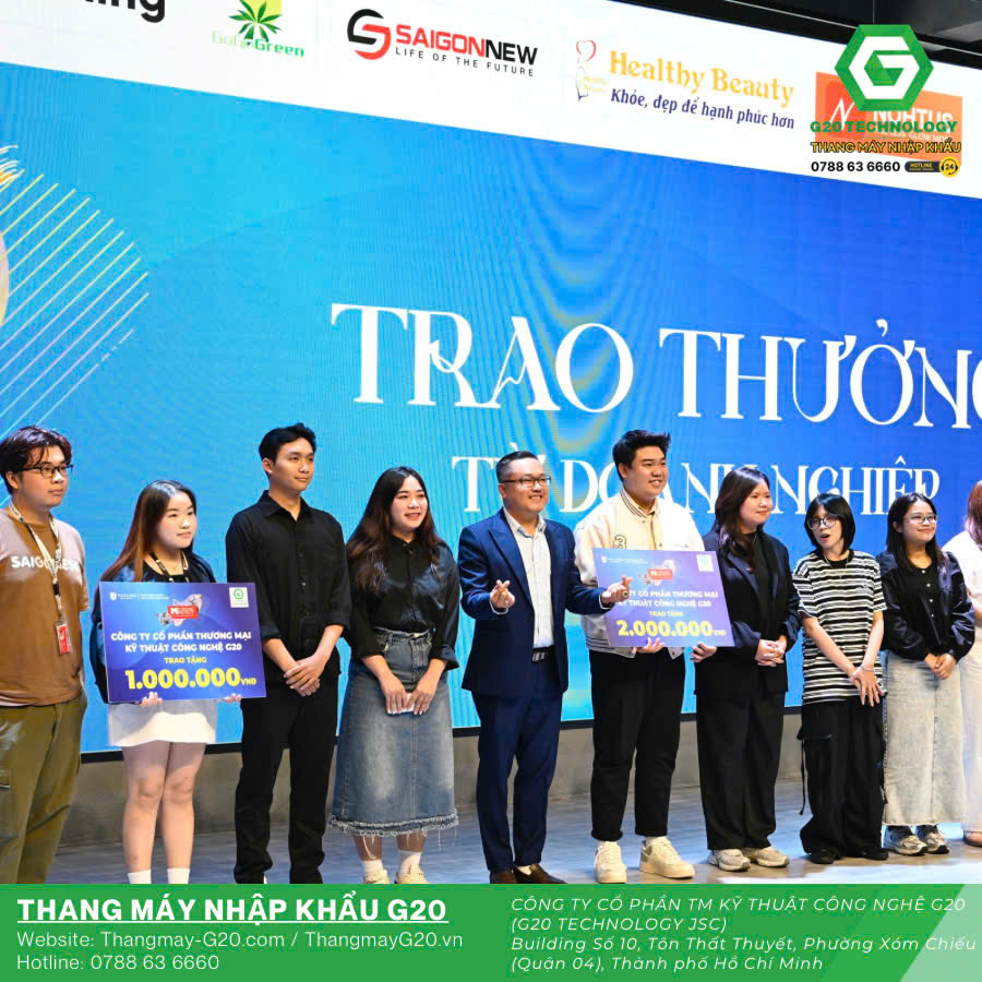G20 Technology trao thưởng cho nhóm sinh viên tham gia Dự án Đa phương tiện 2025
