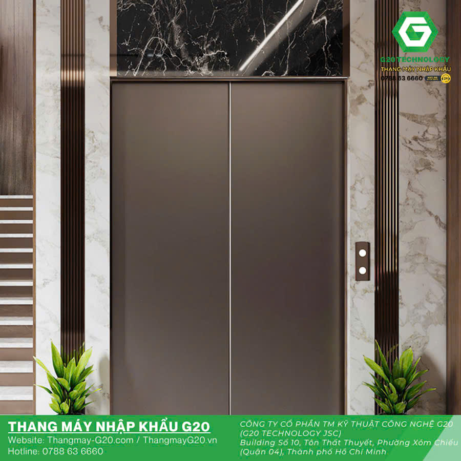 Thang máy Hitachi không hố pit 