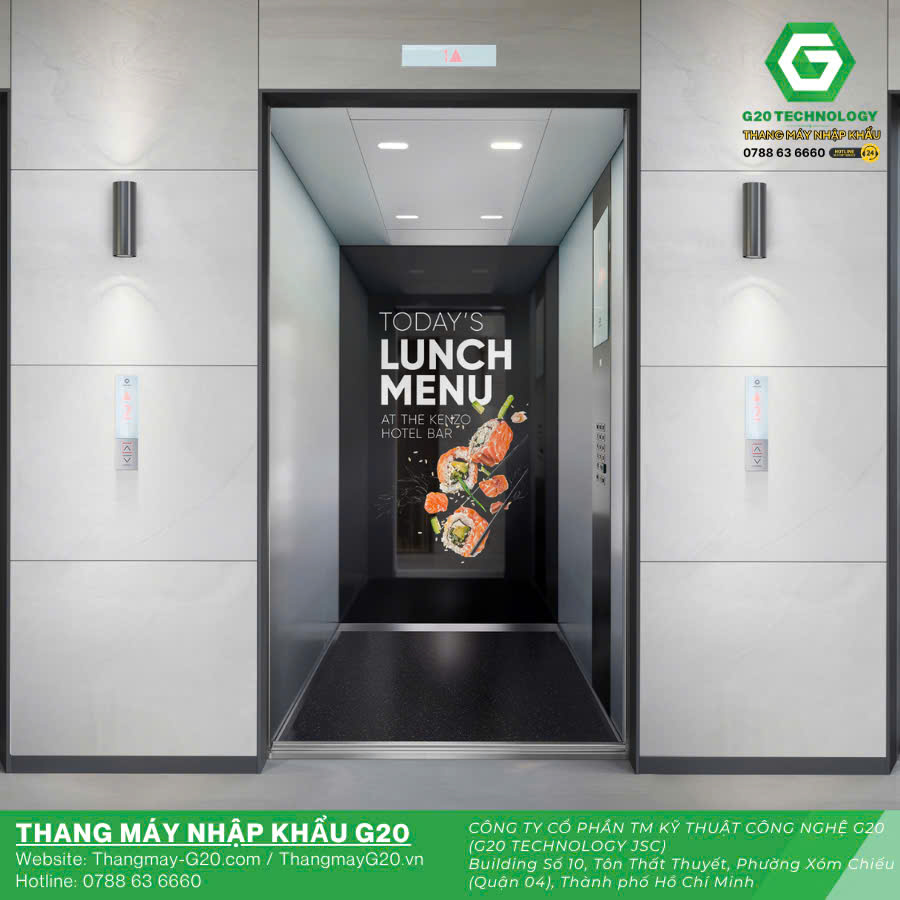 Thang máy Schindler nhập khẩu từ Thuỵ Sĩ chính hãng