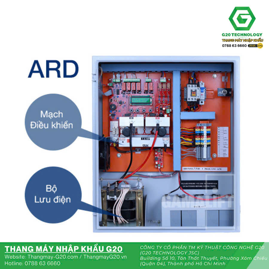 Bộ cứu hộ thang máy tự động (ARD)