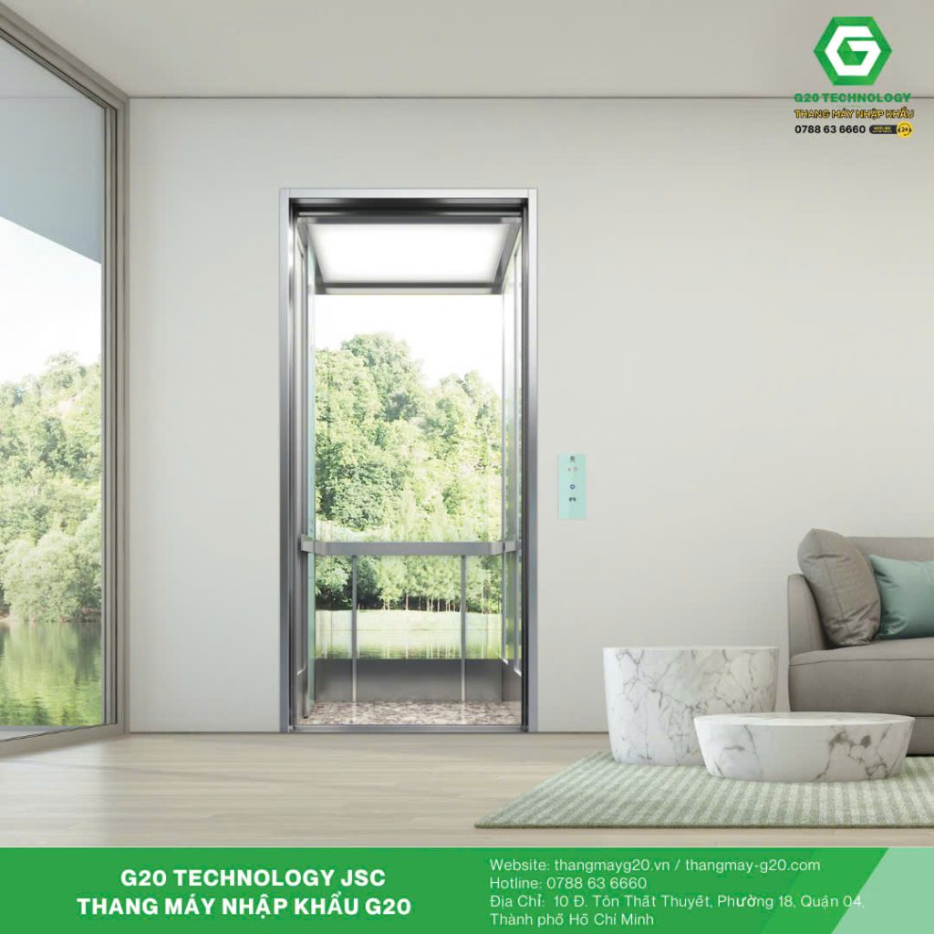 Thang máy tiết kiệm diện tích cải tạo