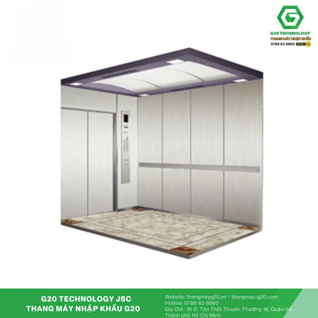 Thiết kế thang máy Otis chuyên vận chuyển hàng